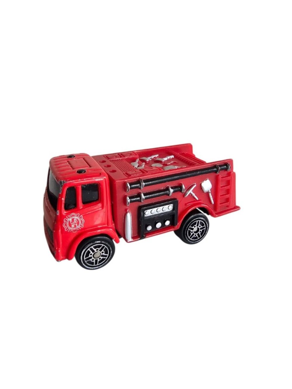 Maisto Fire Department No 1 Engine Truck Plastic Diecast 1:64 Loose China